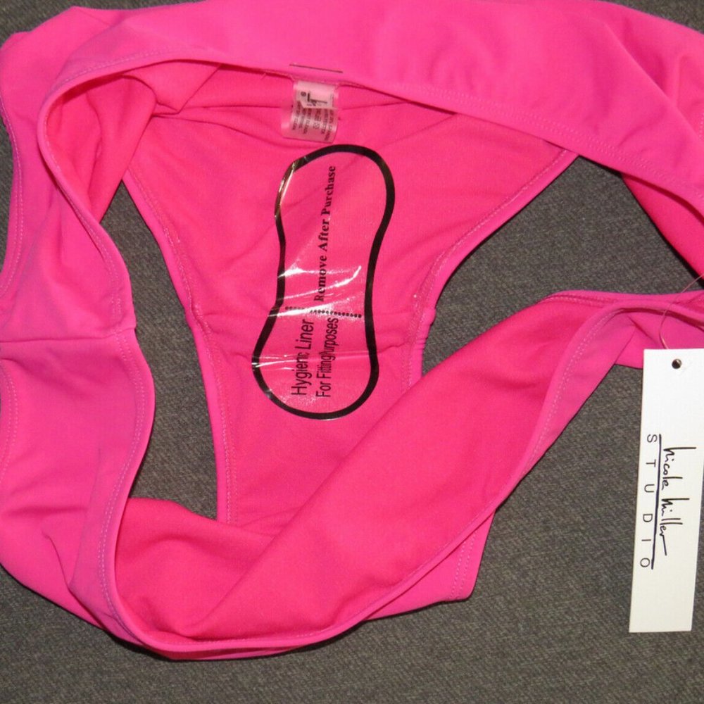 Fuchsia Bikini Swimsuit Bottom - Picture 6 of 7